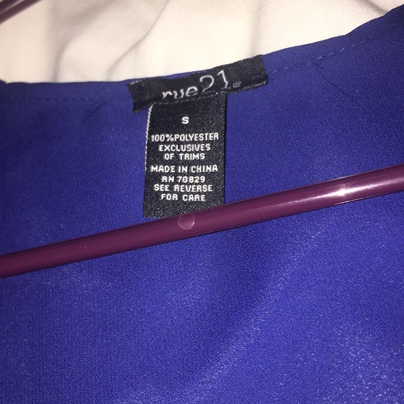 Blue tank from rue21 - Picture 3 of 3